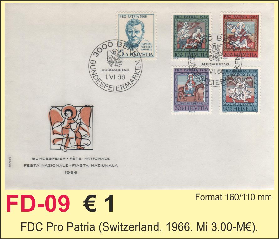 Switzerland Pro Patria 1966